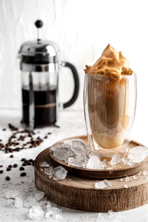 Iced coffee with condensed milk