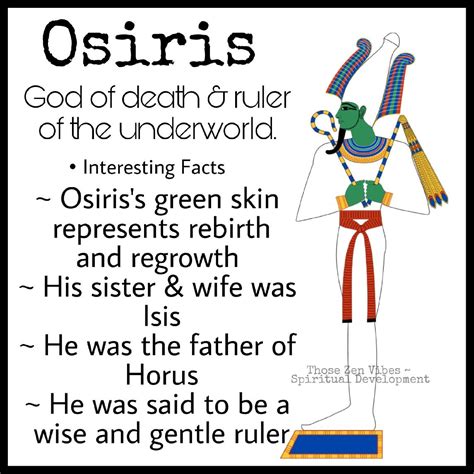 God Osiris Facts Ancient Egyptian Gods And Goddesses – NBKomputer