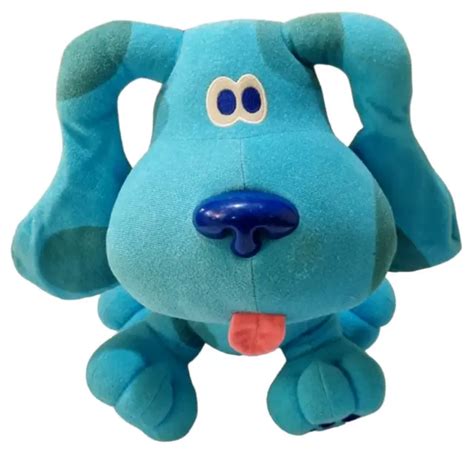 NICKELODEON BLUE'S CLUES Plush Toy 35cm Vintage 1990's Childrens TV ...