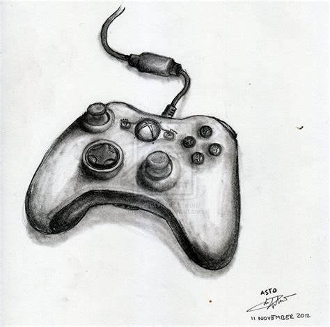 Hand-drawn Xbox Controller