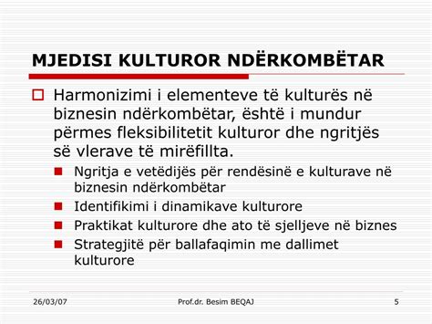 PPT - MJEDISI KULTUROR NDËRKOMBËTAR PowerPoint Presentation, free download - ID:4131316