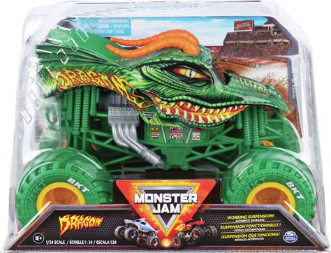 Monster Jam, Official Son-uva Digger Monster Truck, Die-Cast Vehicle, 1 ...