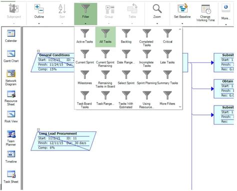 Network Diagram – Project Plan 365