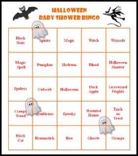 Halloween Baby Shower Games | Printable Halloween Games - Halloween Baby Shower Games ...