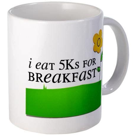 I Eat 5ks for Breakfast 11 oz Ceramic Mug I Eat 5ks for Breakfast Mugs | CafePress | Mugs ...