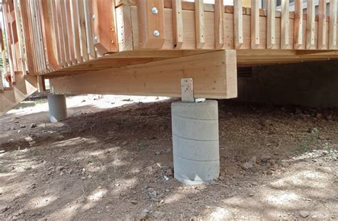 Concrete Block Footings For Deck | Home Design Ideas