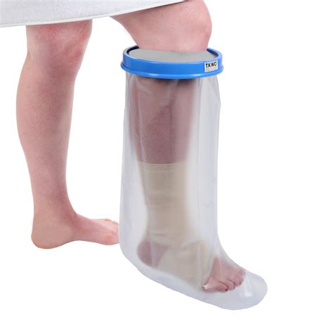 TKWC INC Waterproof Leg Cast Cover for Shower - #5738 - Watertight Foot Protector - Walmart.com