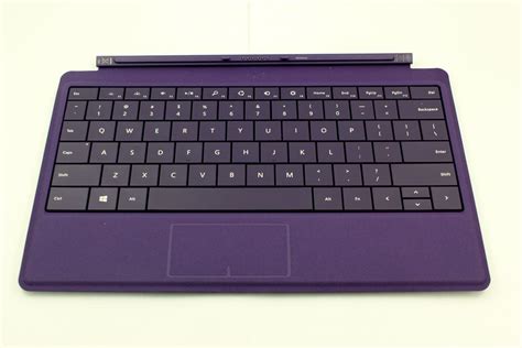 Genuine Purple Microsoft Surface RT Pro1 Pro2 Type Cover Keyboard With ...