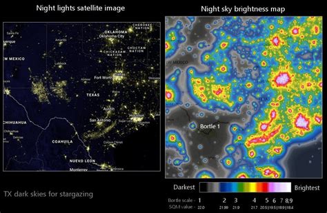 Light Pollution Map Bortle Scale : Surprise Light Dark Map Sky Pollution Impressions Discovery ...