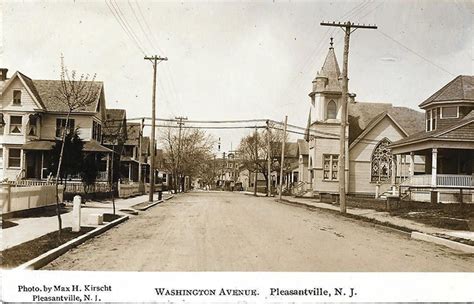 Pleasantville - View of Washington Avenue - M H Kirscht - c 1910 | Pleasantville | Old Pictures ...