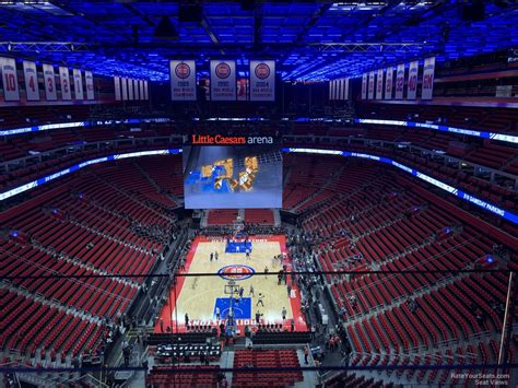 Detroit Pistons Seating Guide - Little Caesars Arena - RateYourSeats.com Little Cesars, Pistons ...