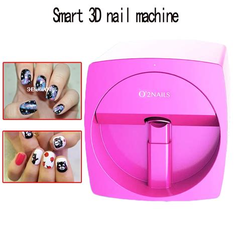 V11 3D nail paint printer Automatic intelligent nail painting machine photo transmission using ...