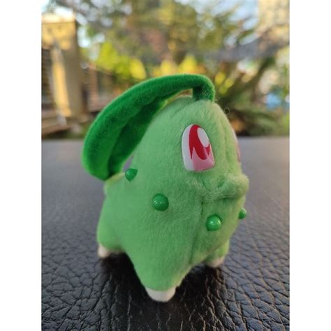 Super Cute RARE Genuine Japan Anime - POKÉMON / POKEMON - Vintage 1999 & 2000 CHIKORITA ...