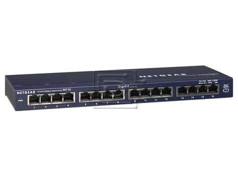 NetGear ProSAFE Unmanaged GS116 / GS116v2 16-Port Gigabit Ethernet Switch