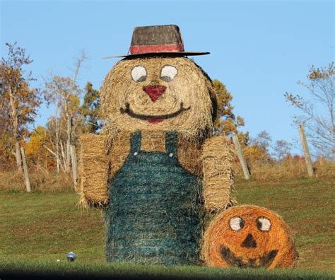 Giant Scarecrow Made From Hay Bales Pictures, Photos, and Images for Facebook, Tumblr, Pinterest ...