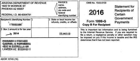 Hold up on doing your taxes; Arizona tax form 1099-G is flawed | The Verde Independent ...