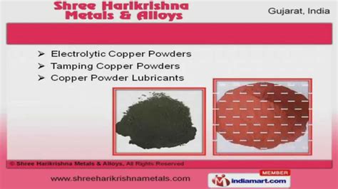 Copper Powder & Chemicals by Shree Harikrishna Metals & Alloys, Surat - YouTube