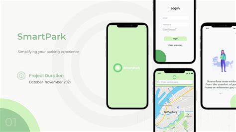 SmartPark- A case study on Behance