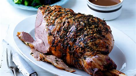 Easter Roast Lamb Recipe, With Garlic And Herb Butter And Cider Gravy ...