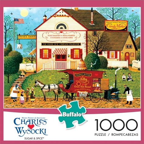 Buffalo Games Charles Wysocki Sugar & Spice 1000 Pieces Jigsaw Puzzle ...