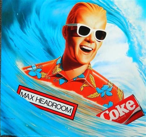 Pin on Max Headroom (coke 1984 )