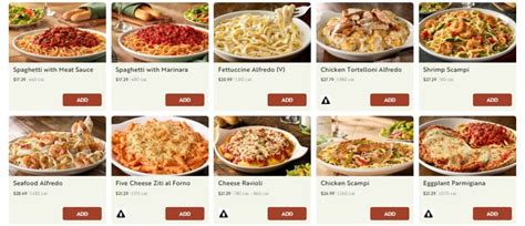 Olive Garden Pasta Menu | Enjoy Classic Italian Flavour