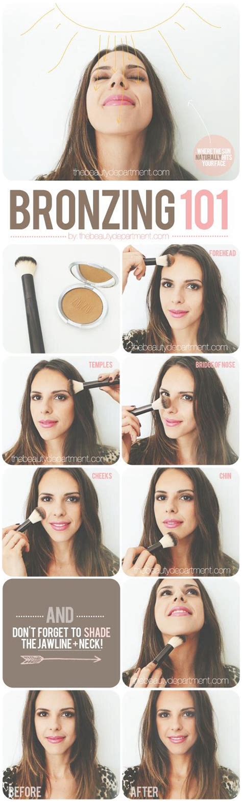 💙💋How To Apply Bronzer For Beginners! Try This Easy-step-by-step ...