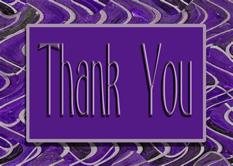 "Thank You purple" by donnagrayson | Redbubble