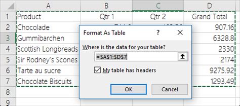 Turn Excel table headers on or off - Microsoft Support