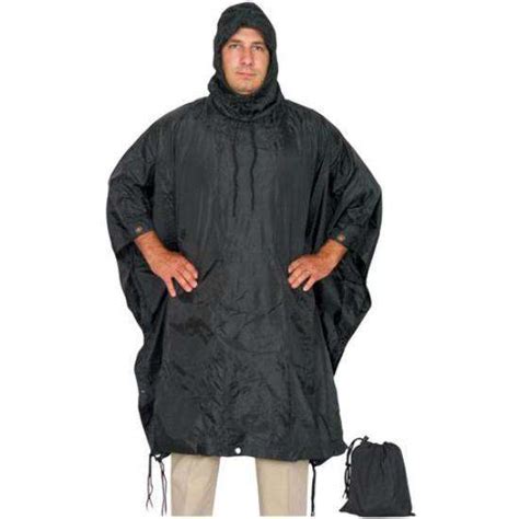 Woodland Camouflage Waterproof Rain Poncho - Hood w/Drawstring/57'' x 88'' | OutdoorShopping.com ...