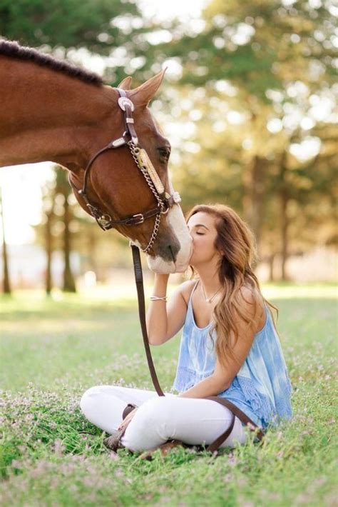 Amazing Photographs of Girl & Horse | 40+ pictures 🔥 | Horse senior ...