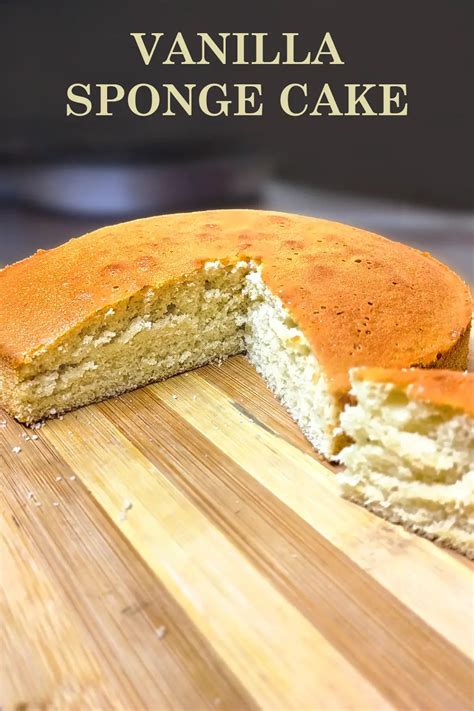 Basic Sponge Cake | Vanilla Sponge Cake Recipe