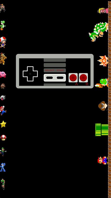 Nintendo NES Classic iPhone Wallpaper HD | Game wallpaper iphone, Retro ...