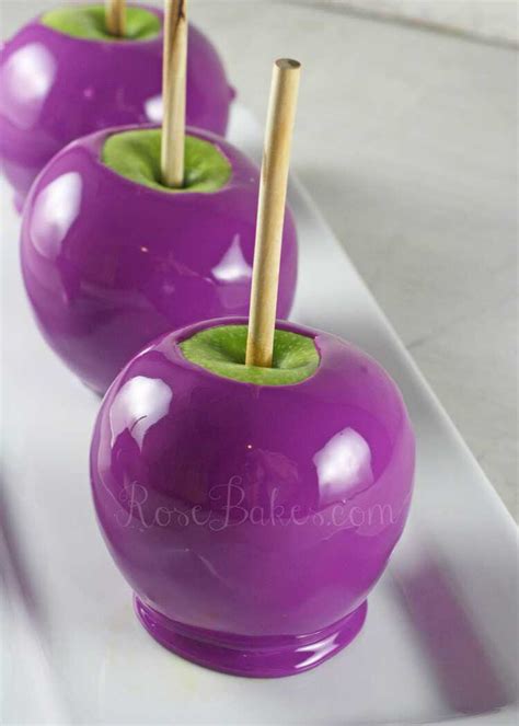 How to Make Purple Candy Apples