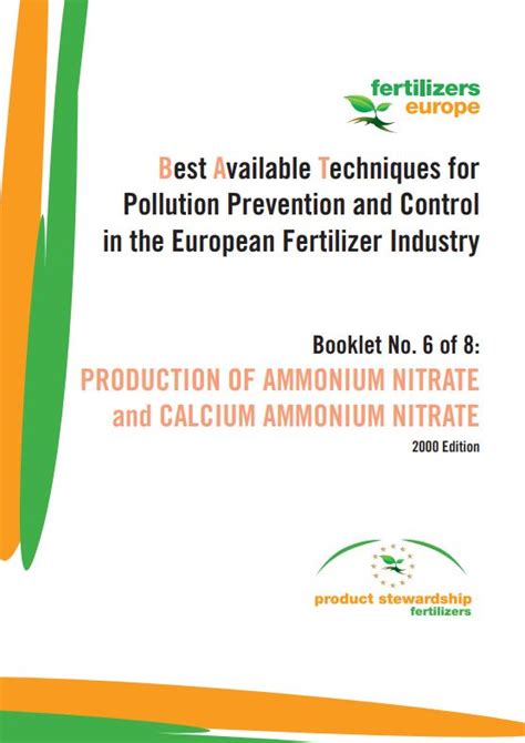 BAT Production of Ammonium Nitrate and Calcium Ammonium Nitrate ...