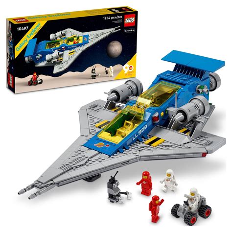 LEGO Classic Galaxy Explorer 90th Anniversary Edition Spaceship Model, Astronaut Figures ...