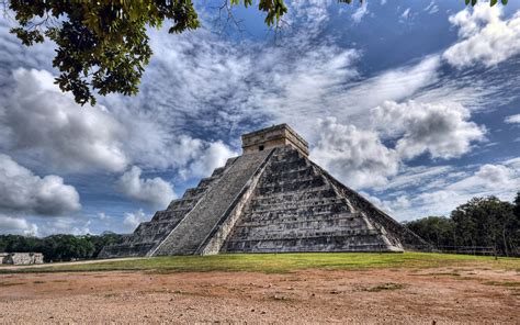 wallpapers: Chichen Itza, Yucatan, Mexico - El Castillo