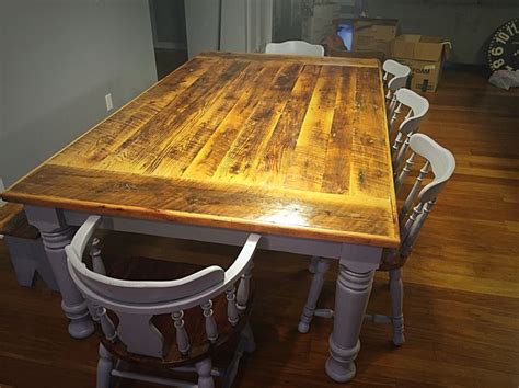 8 ft farmhouse table by Vintage Southern Creations | Rustic dining, Table, Farmhouse table