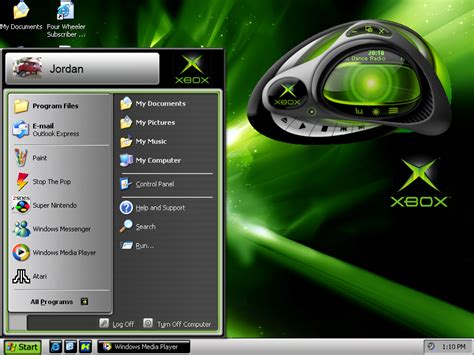 Official XBOX Windows XP Theme (WindowBlinds) : TheSkinsFactory ...