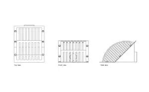 Scupper Drain - Free CAD Drawings