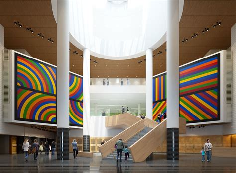 San Francisco Museum of Modern Art's Snøhetta-designed stair (view from Third Street entrance ...