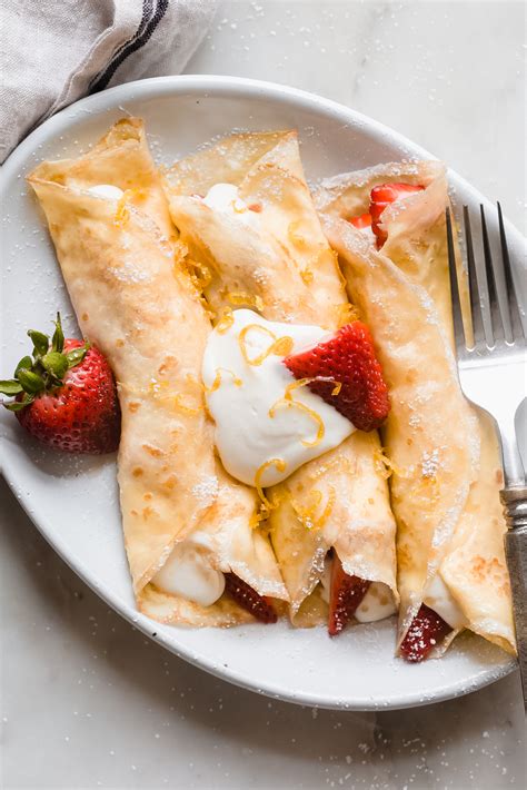 Easy Blender Crepes Recipe (Sweet or Savory) - Little Spice Jar