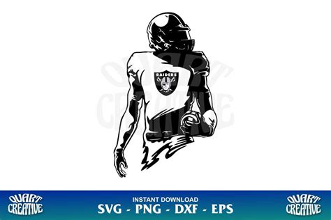 Las Vegas Raiders Football Player SVG - Gravectory