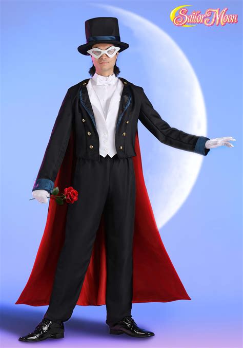 Sailor Moon Tuxedo Mask Halloween Costume for Men