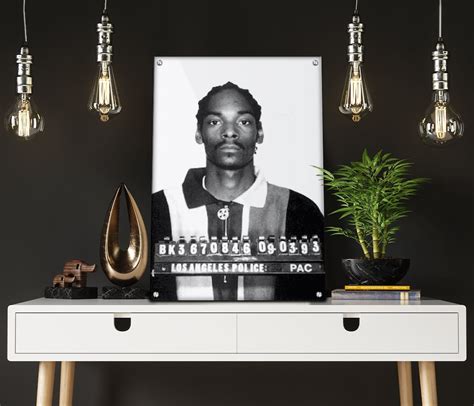 Snoop Dogg Wood Print Celebrity Mugshot Mug Shot Booking | Etsy