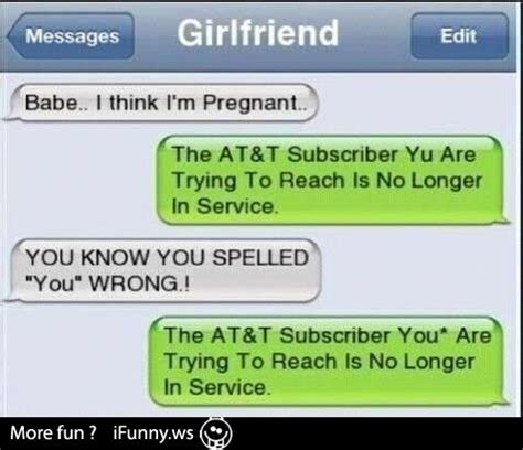 the at&t subscriber is not available lol | Funny text messages, Funny ...