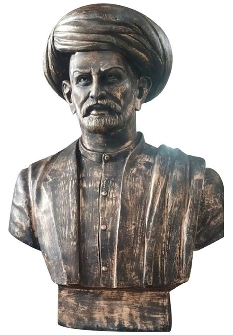 Golden And Black Bronze Mahatma Phule Bust Statue, For Interior And Exterior Decor, Size ...