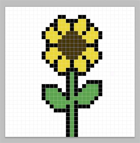 How to Make a Pixel Art Flower - Mega Voxels