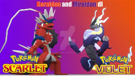 Koraidon and Miraidon DL (FAN MADE Ver 1.0) by Cosmogriff on DeviantArt