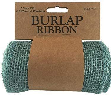 Amazon.com: Burlap Craft Ribbon Roll (5.5 in Wide x 15 Ft Long) | Burlap crafts, Crafts, Burlap ...